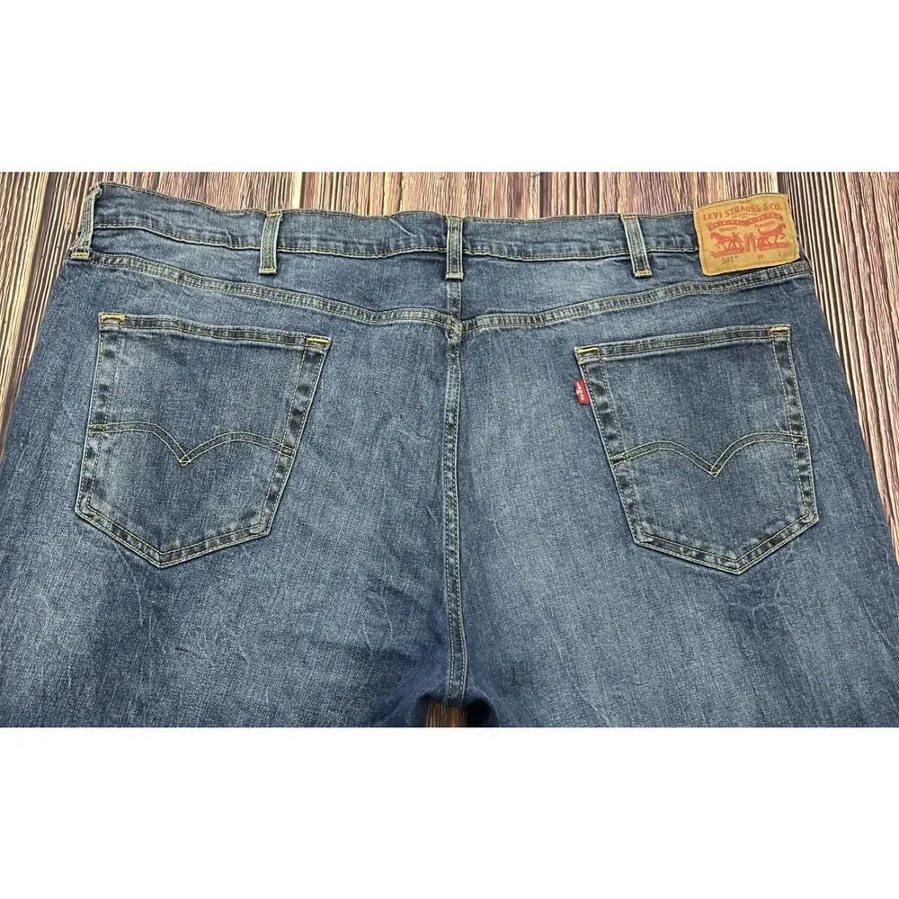 Levi's 541 Athletic Fit Dark Wash Jeans Mens Size 48x30 (Measures 48x30)